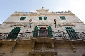 Can Prunera. Fachada. Sóller, Mallorca