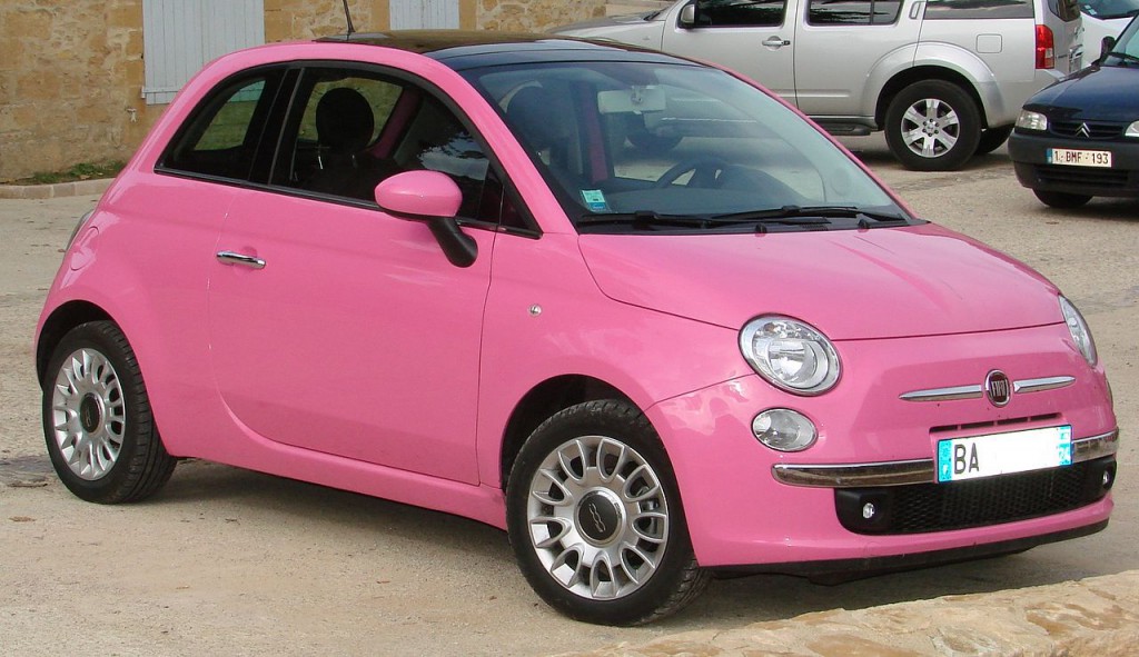 Fiat 500 Pink