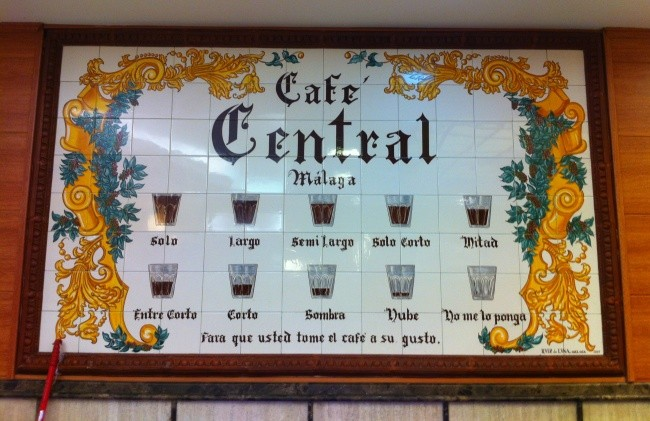 The art of ordering a coffee in Malaga