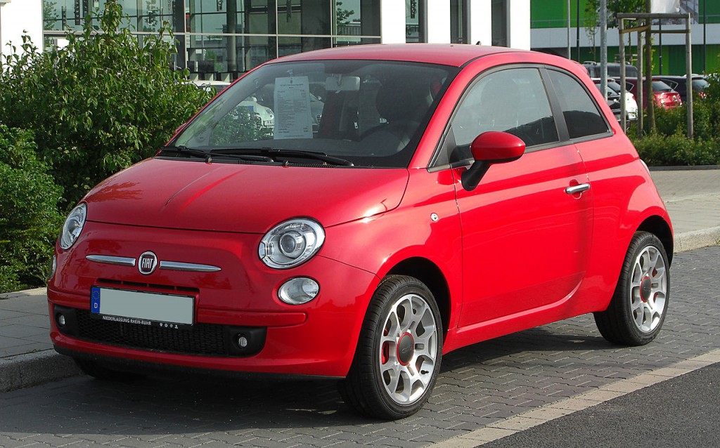 Fiat 500 Rosso Corsa