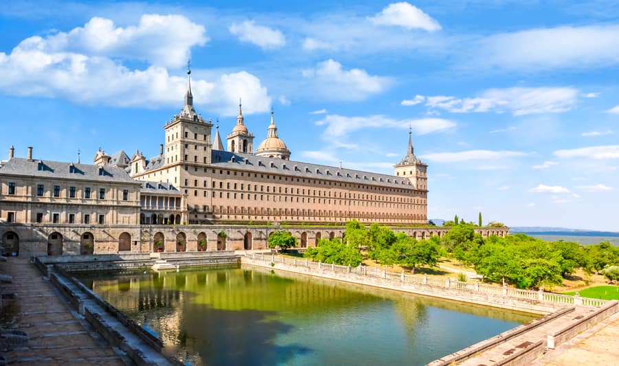 Vista del Monasterio de San Lorenzo de El Escorial