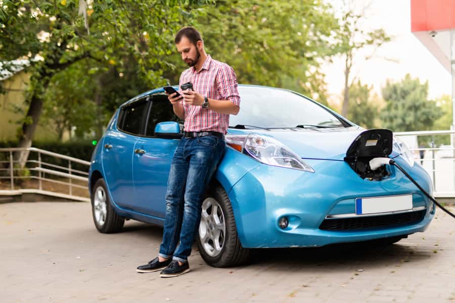 Coche eléctrico de renting