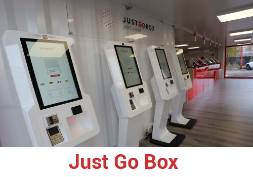 Just Go Box para aluguel de automóveis