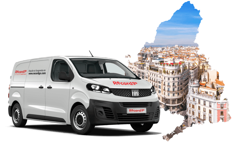 Van hire at Madrid Delicias