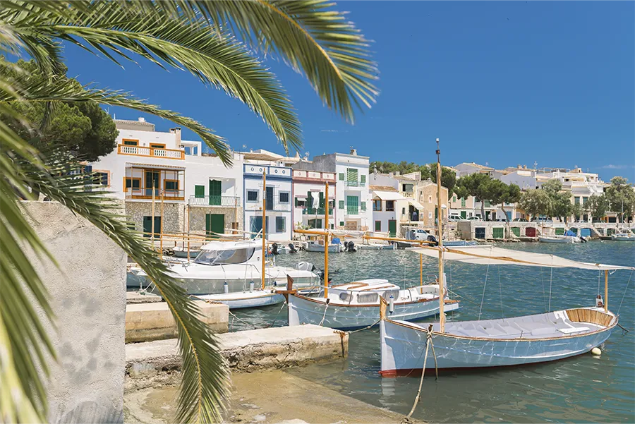 Vista de la localitat de Portocolom