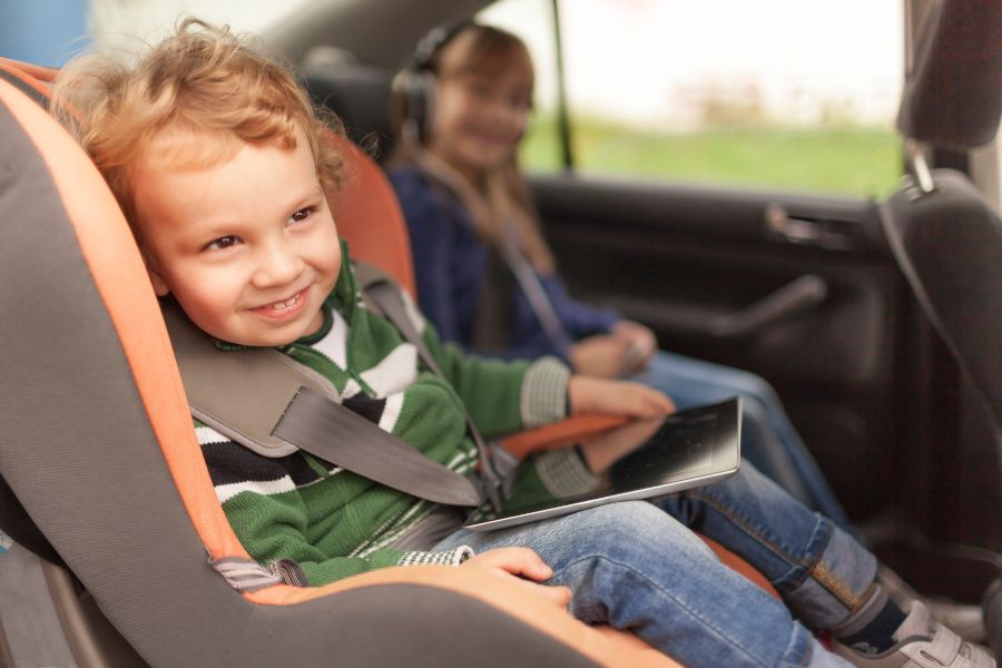 child seats car hire
